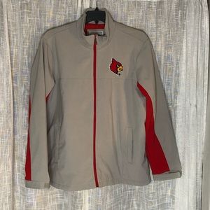 Louisville Cardinals Softshell Jacket Size XL